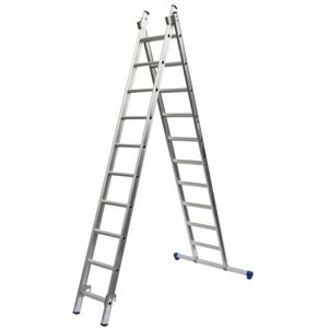 Euroscaffold dubbele ladder recht 2x14