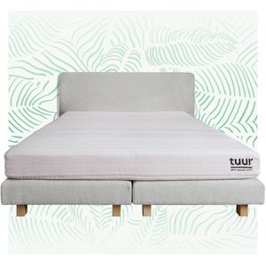 Tuur Boxspringset met Tuur Original Plus Matras 160x210cm - Grijs