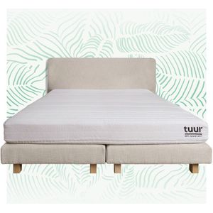 Tuur Boxspringset met Tuur Spring Matras 140x200cm - Beige