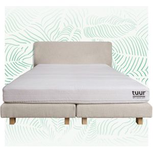 Tuur Boxspringset met Tuur Original Plus Matras 160x210cm - Beige