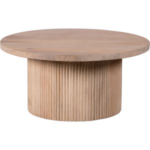 Lewis & Loft Salontafel rond Laila – FSC® Mangohout – Rond ⌀70 - Naturel