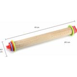 Krumble Deegroller - Verstelbaar - Hout