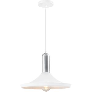 QUVIO Hanglamp modern - Aluminium - D 36 cm - Wit