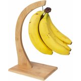QUVIO Bananenhouder - 18 x 13 x 32 cm - Hout