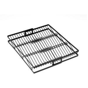 XIVADA Kruidenrek Lade - Uitschuifbaar 20-39 cm - Kruiden organizer voor 24-28 potjes - Metaal - Zwart