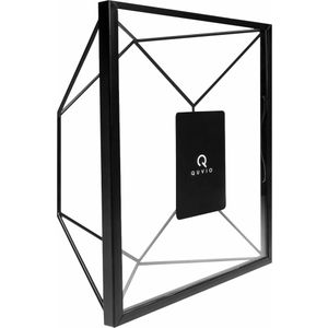 QUVIO Fotolijst - 6,5 x 15 x 20,5 cm - Hexagon - Zwart