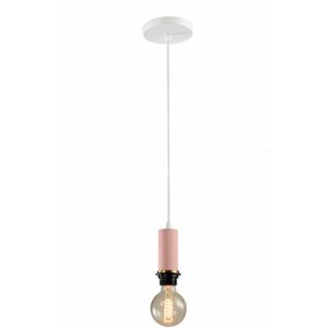 QUVIO Hanglamp modern - Minimalistisch - Diameter 4,5 cm - Roze