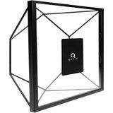 QUVIO Fotolijst - 6,5 x 15 x 15 cm - Hexagon - Zwart