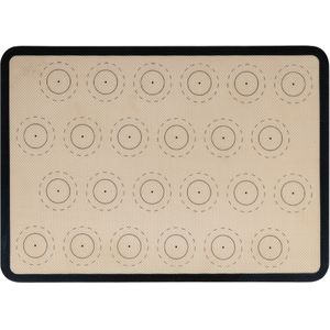 Krumble Siliconen bakmat met 24 cirkels - 29,5 x 42 cm