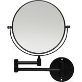 LYVION Make-up spiegel / Scheerspiegel - RVS - Zwart
