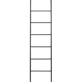 QUVIO Decoratie ladder - Zwart - Metaal