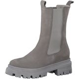 Damen Elegante Stiefel Chelsea 1-25498-41 Grau 200 Grey Lede... 40
