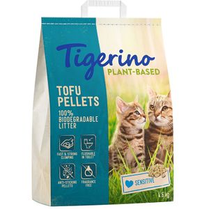 11l (4,6kg) Tigerino Plantaardige Tofu kattenbakvulling - Gevoelig, geurvrij