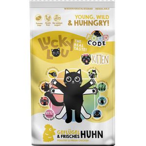 1,7kg Lucky Lou Kitten Gevogelte & Kip droogvoer voor katten