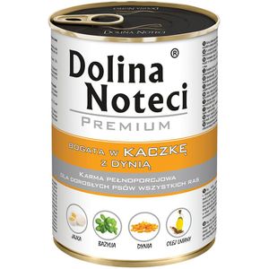 24x400g Dolina Noteci Premium Eend met Pompoen hondenvoer nat