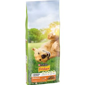 12kg Purina FRISKIES Balance dog met kip, rundvlees en groenten droogvoer voor honden