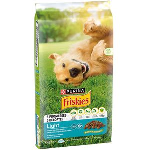 7kg Purina Friskies Light Hond Sterilised met Kip en Groenten Honden Droogvoer