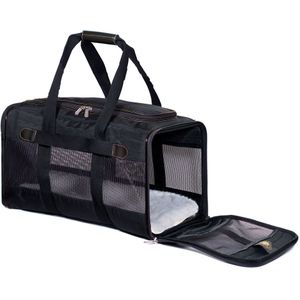 Sherpa Dierendraagtas Original Deluxe 48 X 29 Cm Polyester Zwart