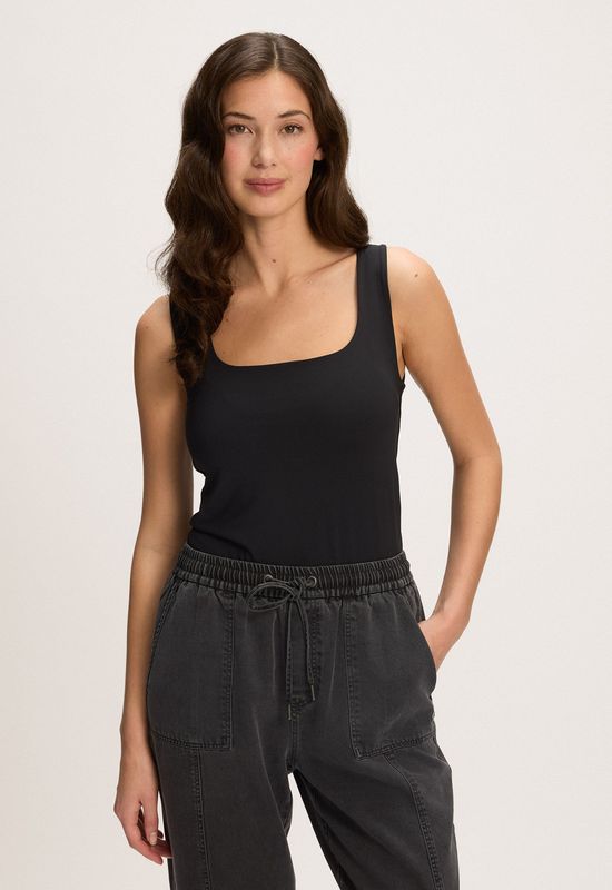 Silvercreek - Bo - Top - Mouwloos - Ronde Hals - Zwart
