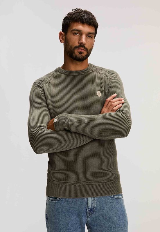 Silvercreek - Evyn - Trui - Green Grey