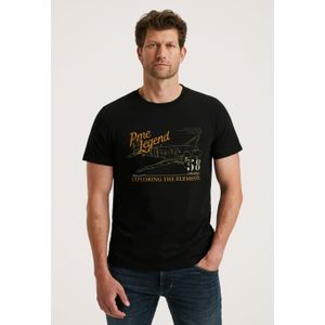 PME Legend - PTSS2510523 - T-shirt - Zwart - Korte Mouw - R-neck