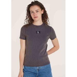 Calvin Klein Label Washed Rib T-shirt