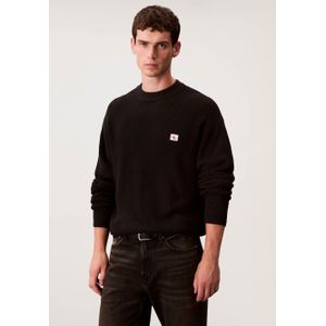 Calvin Klein Cotton Waffle Crew Knit