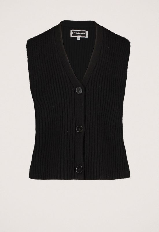 Madness - Marjolaine - Spencer - Mouwloos - Knoopsluiting