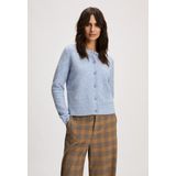 Silvercreek - Pobby Vest - Blauw Melange - Gebreid Vest