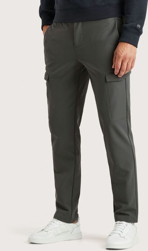 Cast Iron CARGO PANTS JERSEY heren broek grijs (Maat: 29-30)