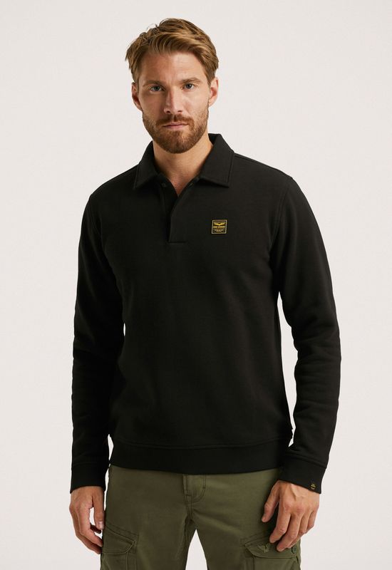 PME Legend - Sweatshirt - Katoenblend - Polokraag