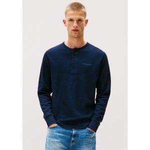 Tommy Jeans Slim Waffle Script Henley Longsleeve