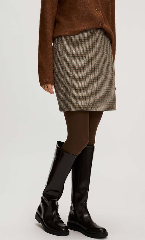 Silvercreek - Dot Rok - Aansluitende Rok - Met Steekzakken - Zwart