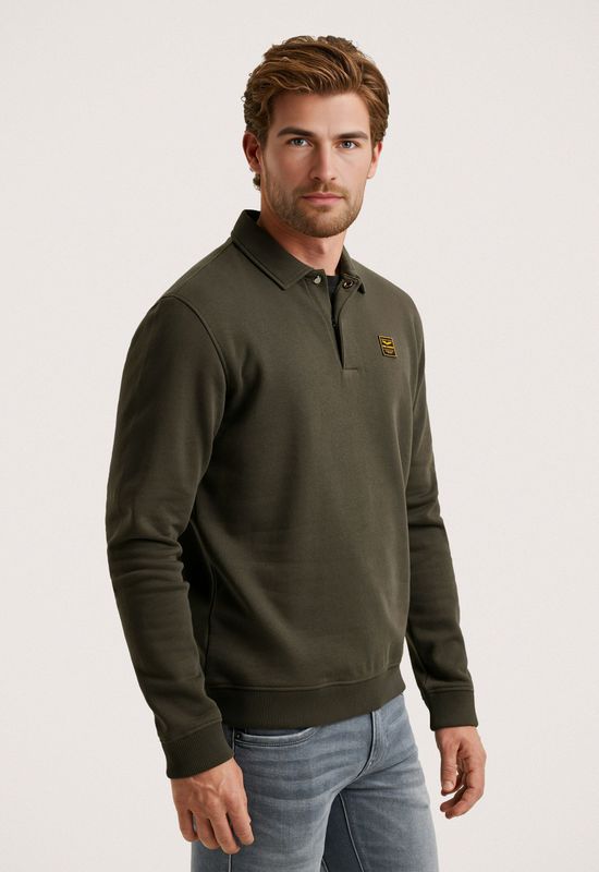 PME Legend Heren trui groen (Maat: S) - Halslijn: Ronde hals,