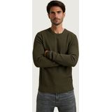 Cast Iron - Trui - Groen - Ronde Hals - Lange Mouw