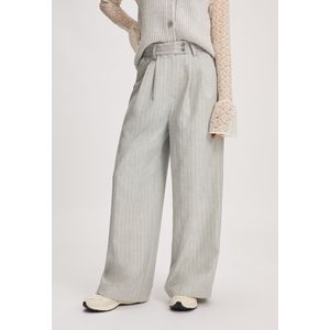 Madness - Menna Broek - Krijtstreep - Wijde Fit - Riemlussen