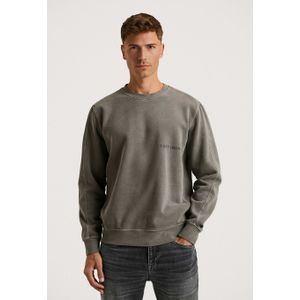 Cast Iron Off-Placed Logo Sweater