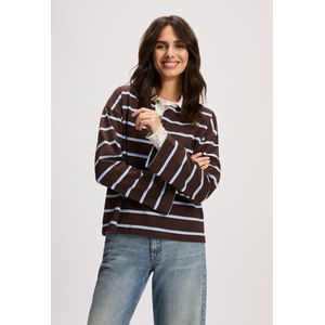 Madness - Maram Polo T-shirt - Bruin - Longsleeves