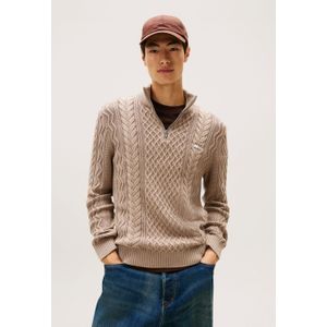 Tommy Jeans Cable Knit Zip Trui