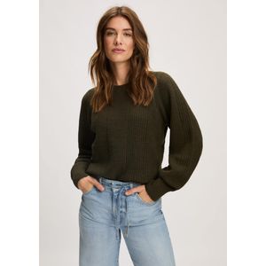 Silvercreek - Priss - Gebreide Trui - Green Army Dark
