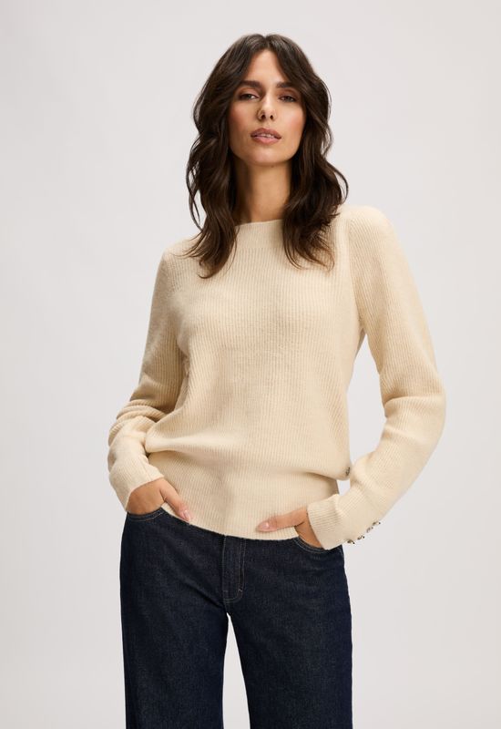 Silvercreek - Puck Trui - Offwhite - Gebreide Trui