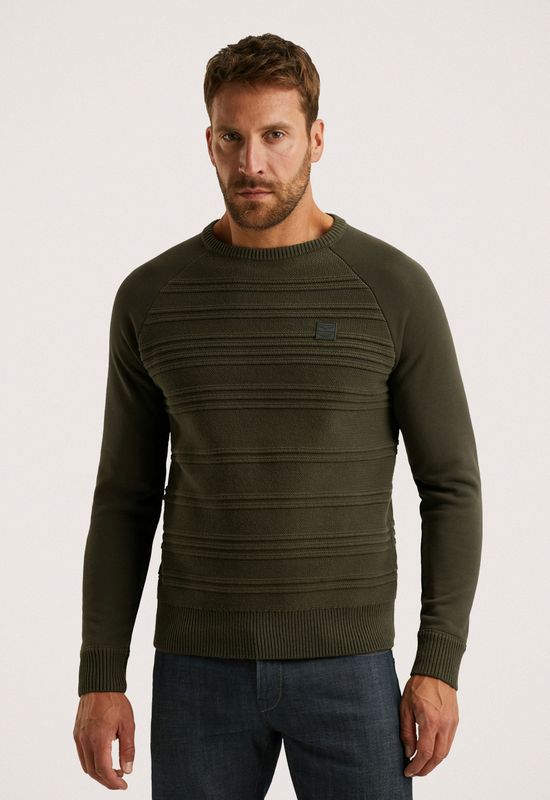 PME Legend Pullover PKW2509323 Donker groen