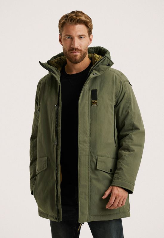 PME Legend - Herenparka - Regular Fit - Met Capuchon - Labeldetail