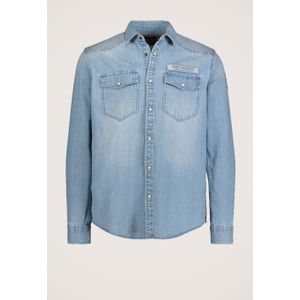 PME Legend Denim Badge Overshirt