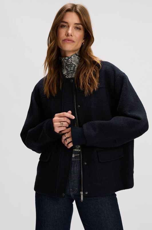 Silvercreek - Tiska Jas - Blue Navy - Winterjas