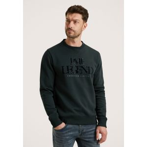 PME Legend Heren trui blauw (Maat: S) - Halslijn: Ronde hals,