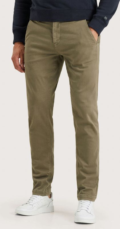 Cast Iron - CHINO SLUB STRETCH - Heren Broek - Groen