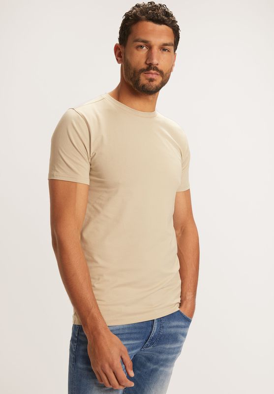 Silvercreek - Base O-neck - T-shirt - Beige Sand
