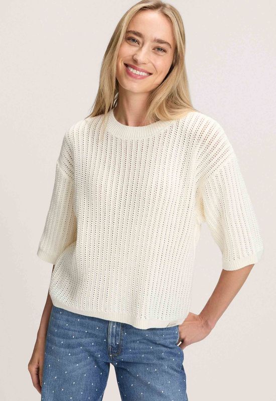 Silvercreek - Peppa Trui - Offwhite - Gebreide Trui