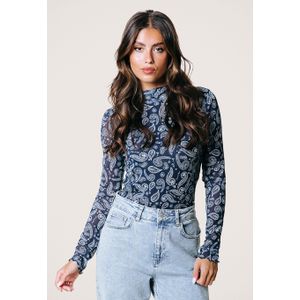 Colourful Rebel - WT217260 - Top - Aangesloten Pasvorm - Lange Mouwen